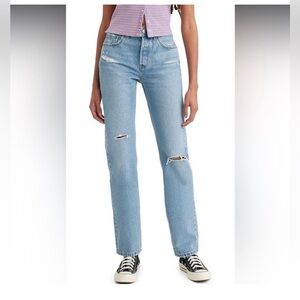 Levi 501 High Rise Straight Jean